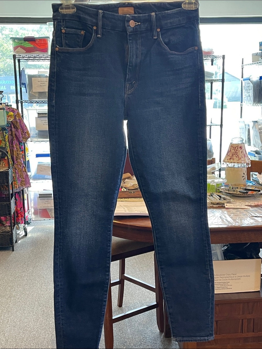 MOTHER High Waisted Looker Ankle Jeans size 28 These Boots Are Made for Walking
